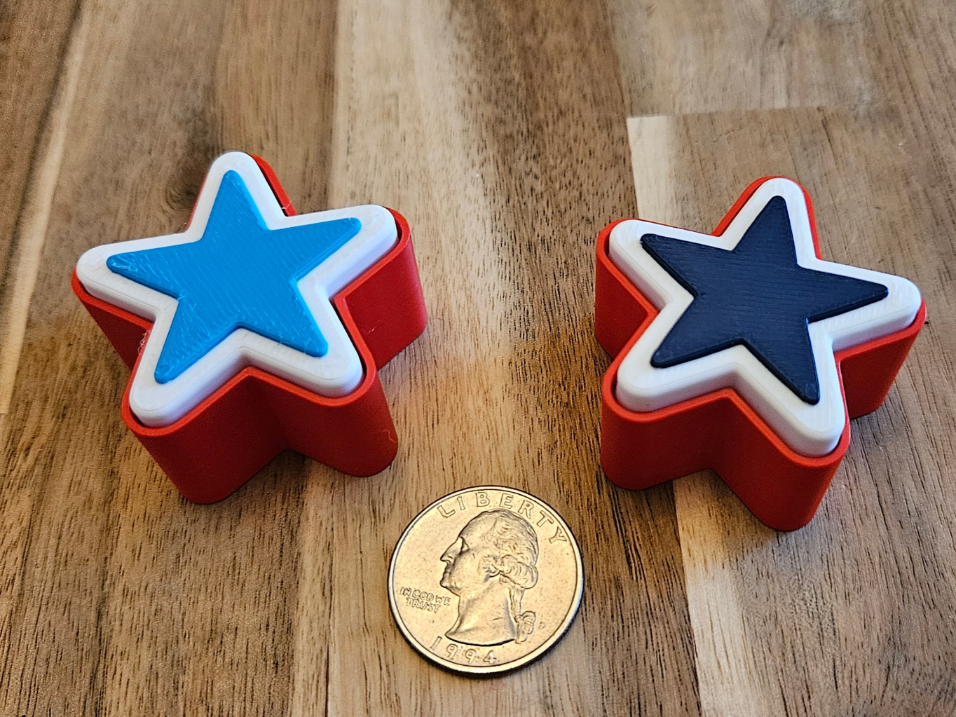 Red, White, and Blue Star Clicker