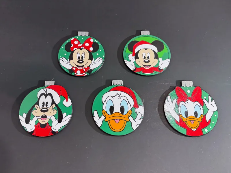 Mickey & Friends Christmas Coasters
