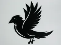 Décoration murale oiseau — photo 1