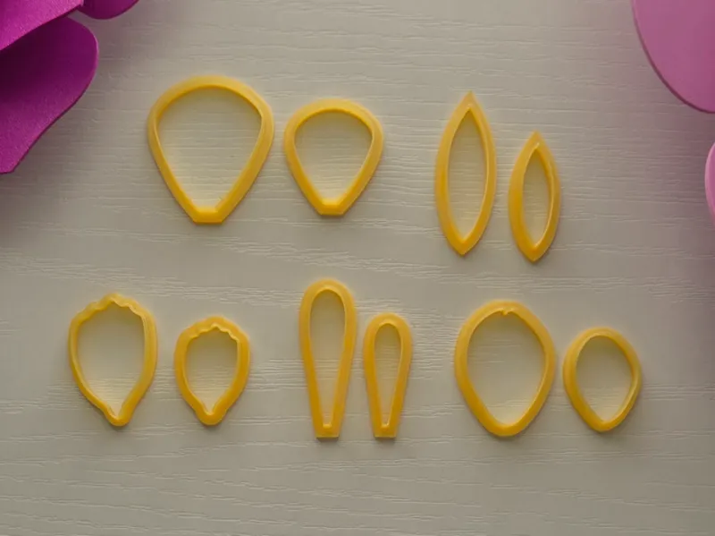 Flower Petals Clay Cutters