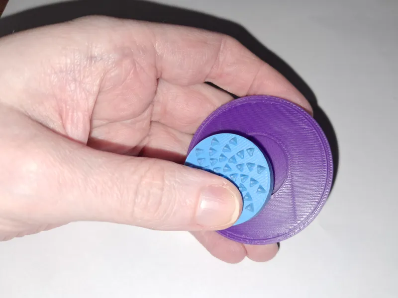 Spiky Sliding Circle Fidget
