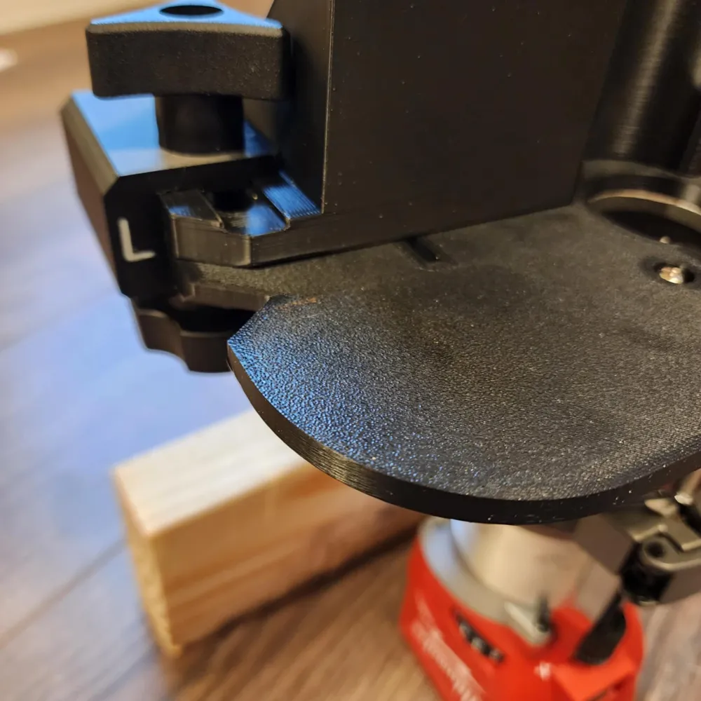 Milwaukee Compact Router Edge Guide / Groove Jig - Free 3D Print Model ...