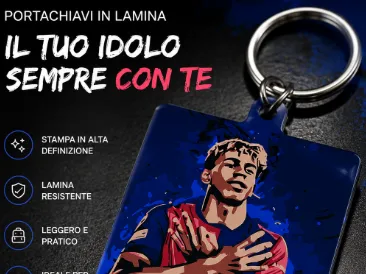 LAMINE YAMAL KEYCHAIN