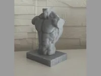 Sculpture d'homme musclé — photo 1