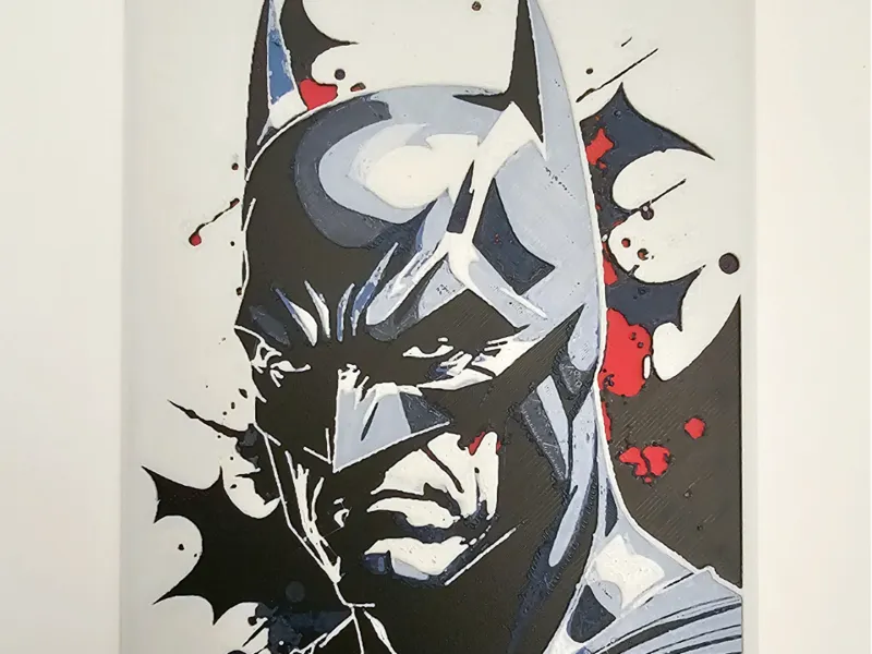 HueForge Batman Fan Art