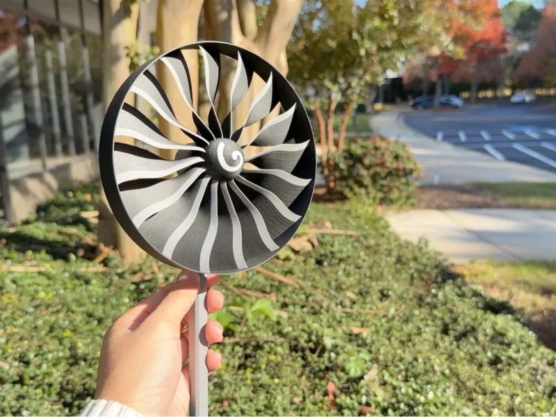 GE 9x Engine Handheld Windmill Toy Wind Spinner