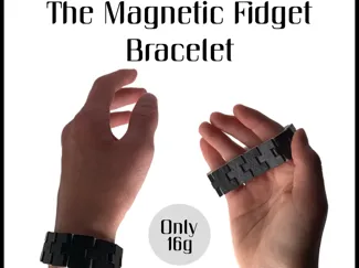 A Minimalistic Magnetic Fidget Bracelet