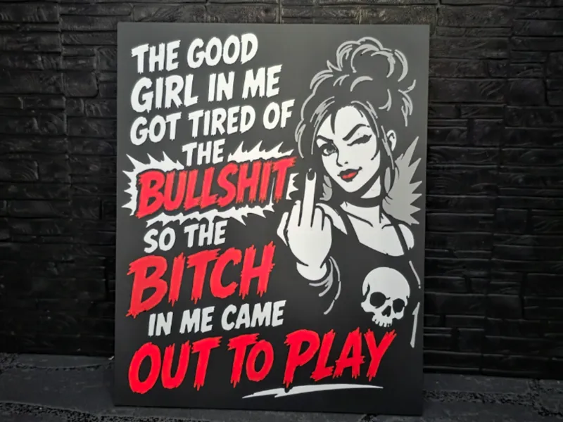 Magnet Schild " Good Girl "