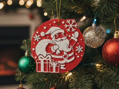 Santa Claus - SHAPE - Christmas decoration NO AMS