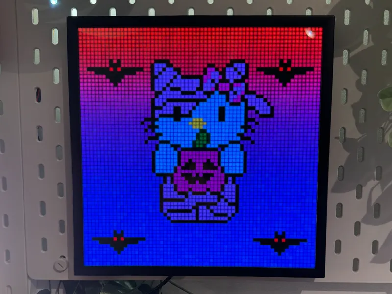 Divoom Pixoo64 Skadis Mount
