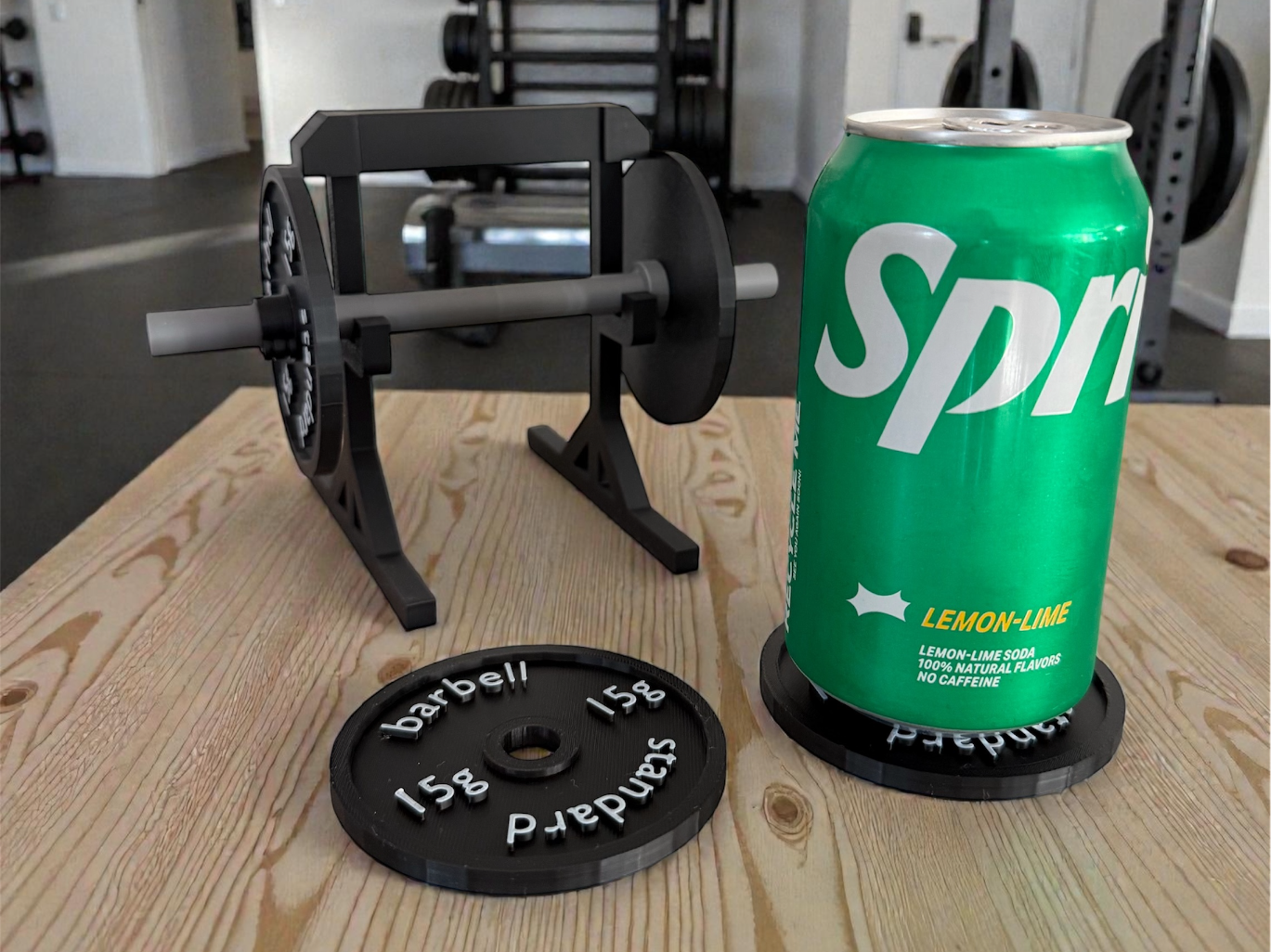 weight plate coasters