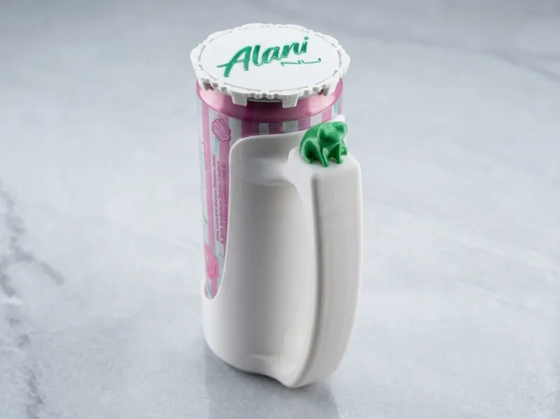 Slim 12oz Can Holder Redbull Alani with Bow