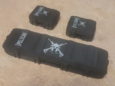 Scale Pelican Gun Cases