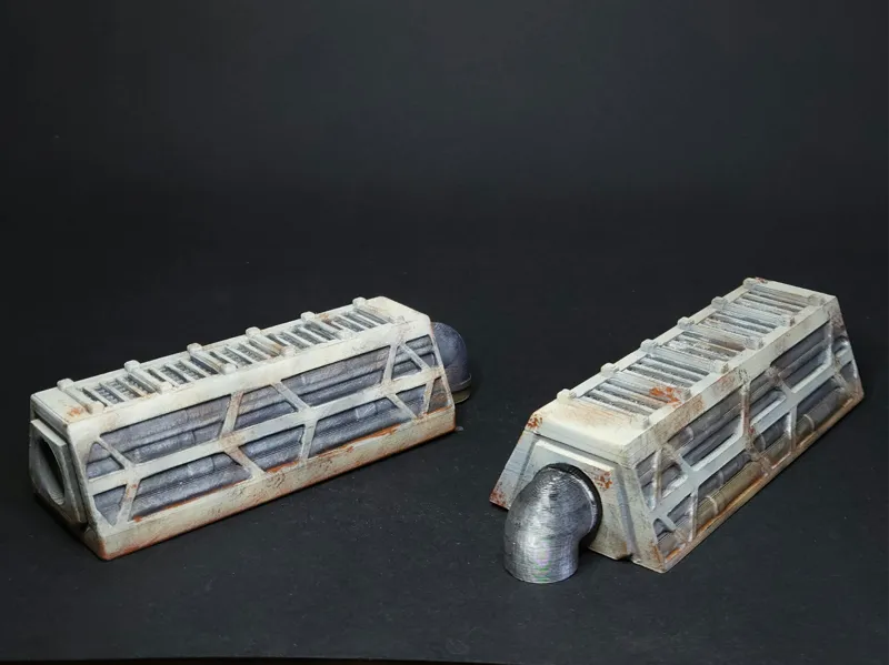 Sci-Fi Pipe Structure Scatter Wargaming Terrain