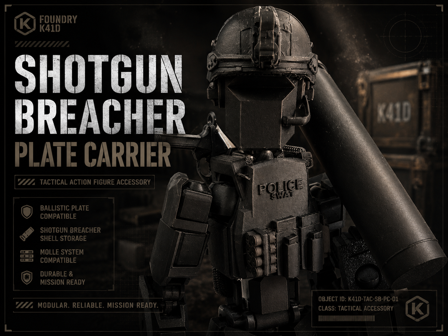 Dummy 13 Shotgun Breacher Plate Carrier