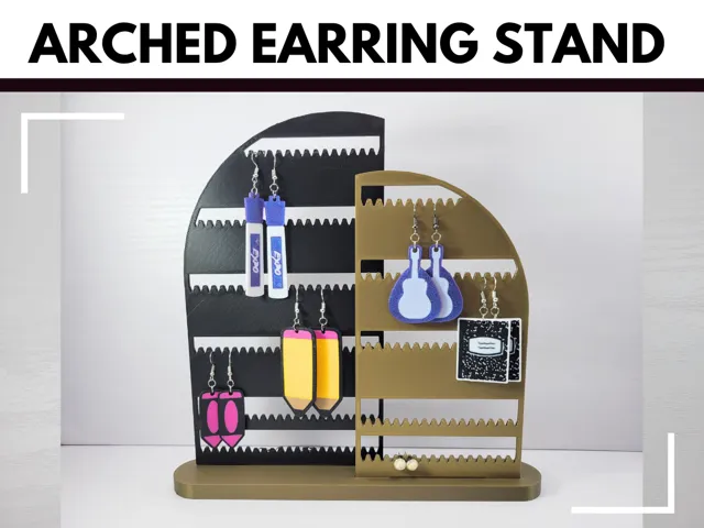 Earring holder with Stand for post dangle earrings