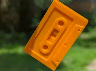 Mini Cassette Keychain