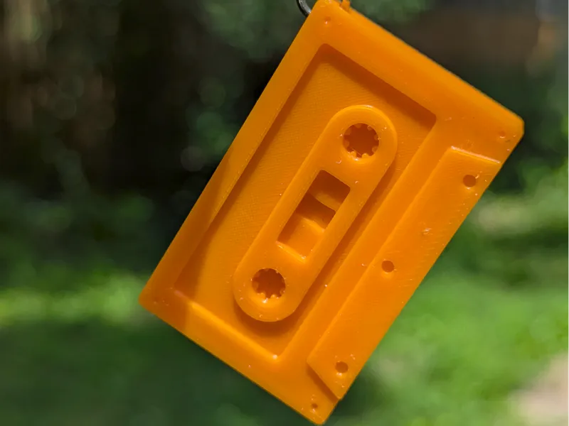 Mini Cassette Keychain