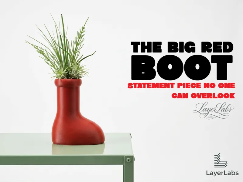 Big Red Boot Decor