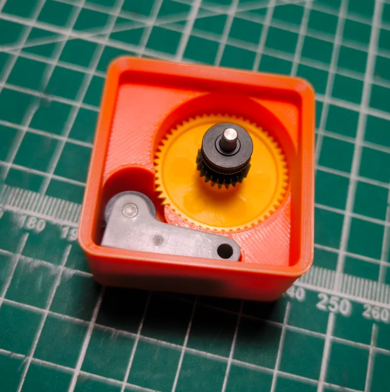 Gridfinity compact box for Extruder gear