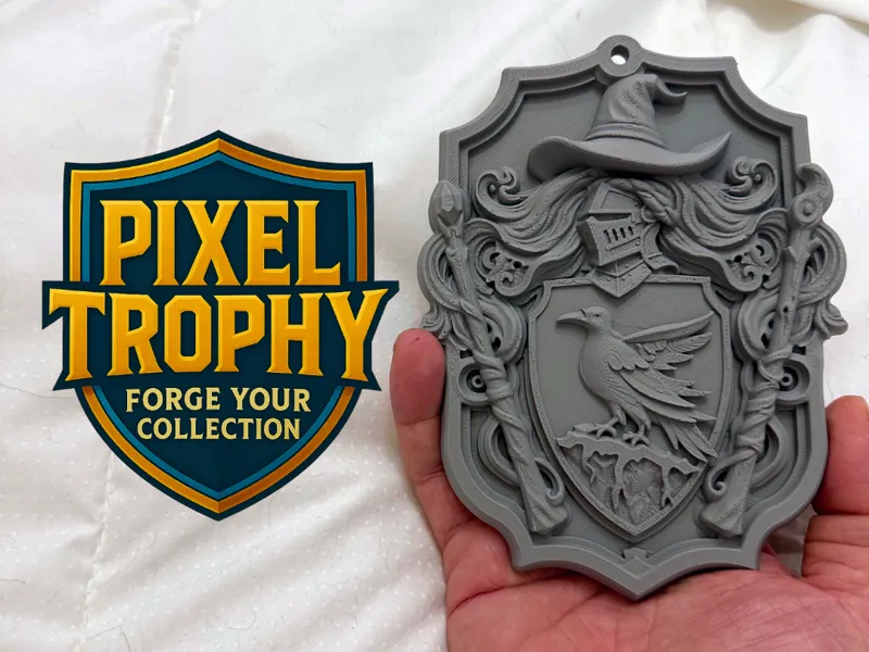 Pixel Trophy - Ravenclaw (Harry Potter)
