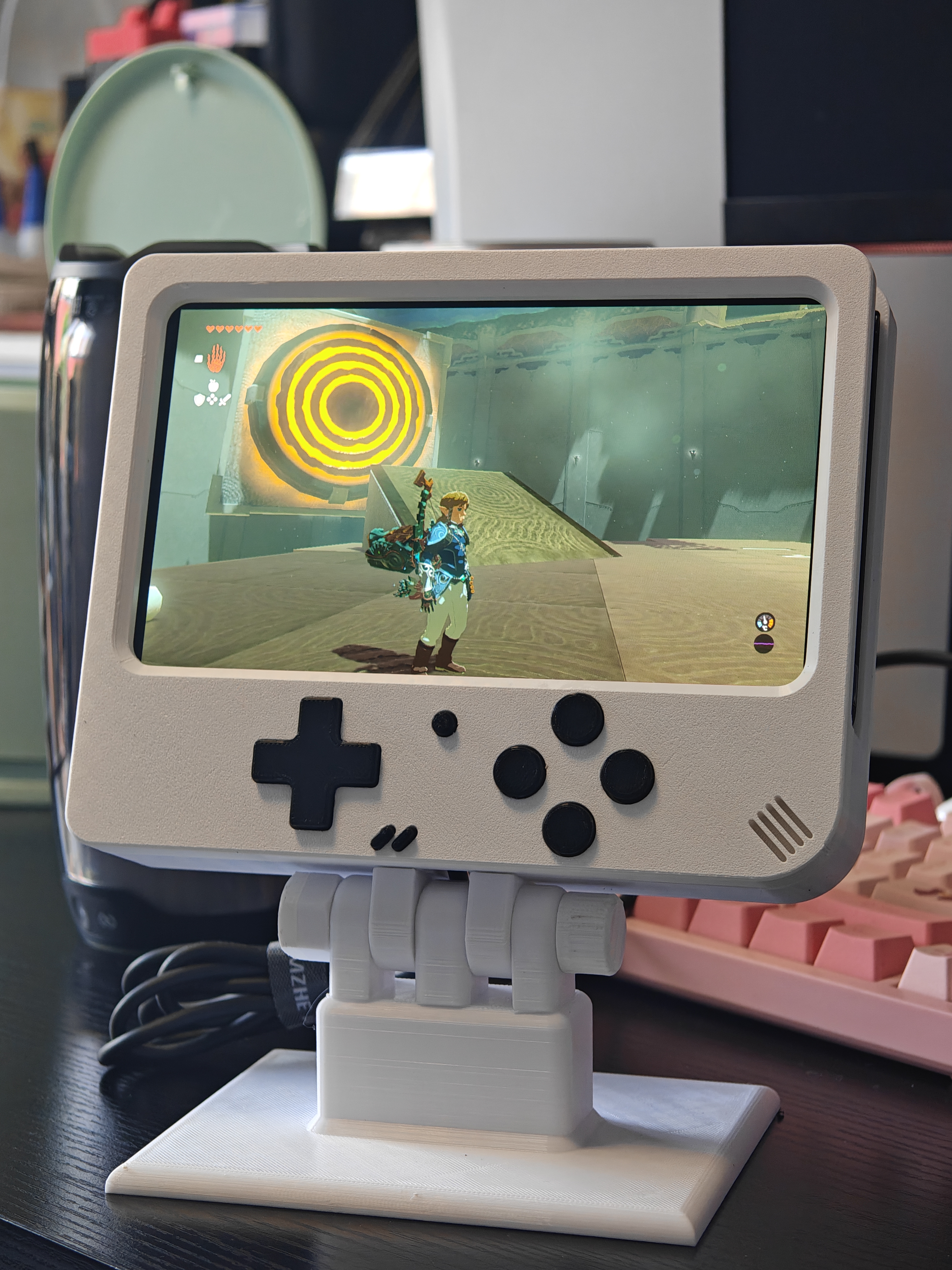 Miniatura 2 do modelo 3D Switch OLED 游戏机 可俯仰调节底座