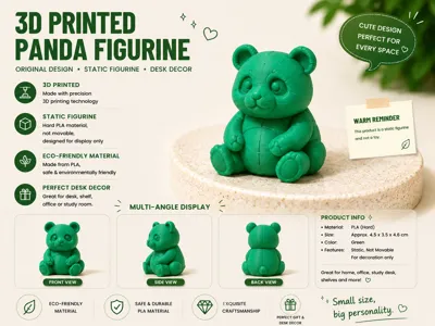 Panda figurine