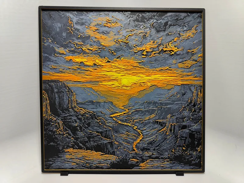 Grand Canyon Sunset - Hueforge