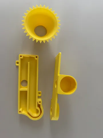 Modelo para impresión 3D: Entrada com alimentador de abelha sem ferrão ASF — vista de referencia 2