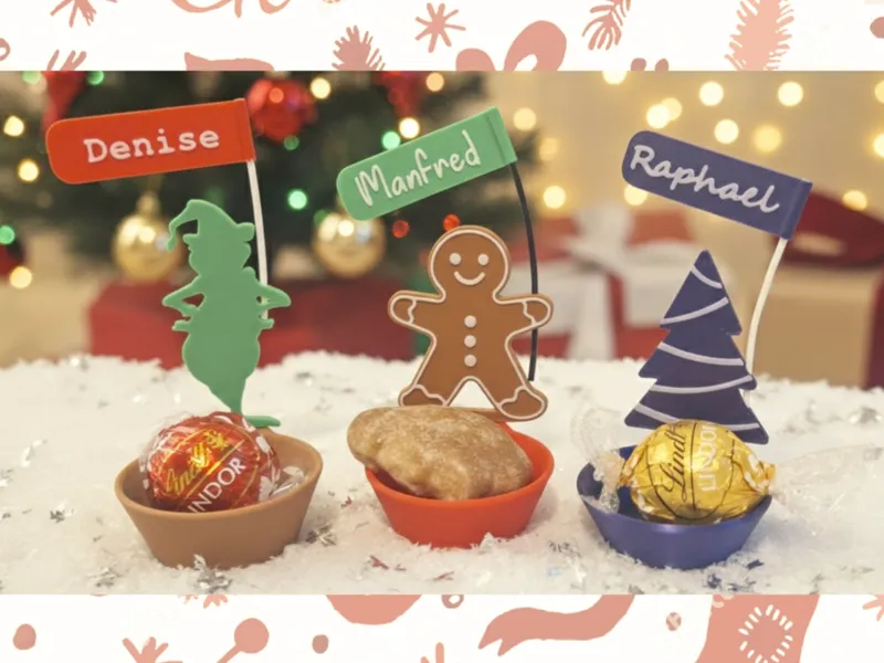 Giveaway Weihnachts-Namensschilder