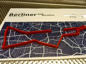 45. Berliner Halbmarathon Andenken