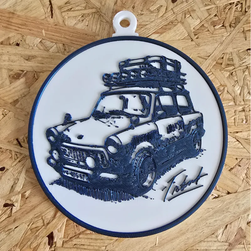 Trabant Christmas Ornament