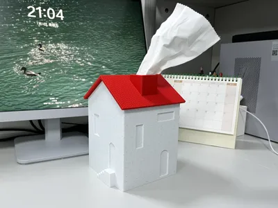 Mini house tissue box