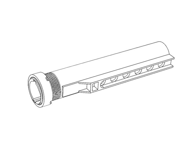 托芯 Stock Buffer Tube for airsoft & gel-blaster