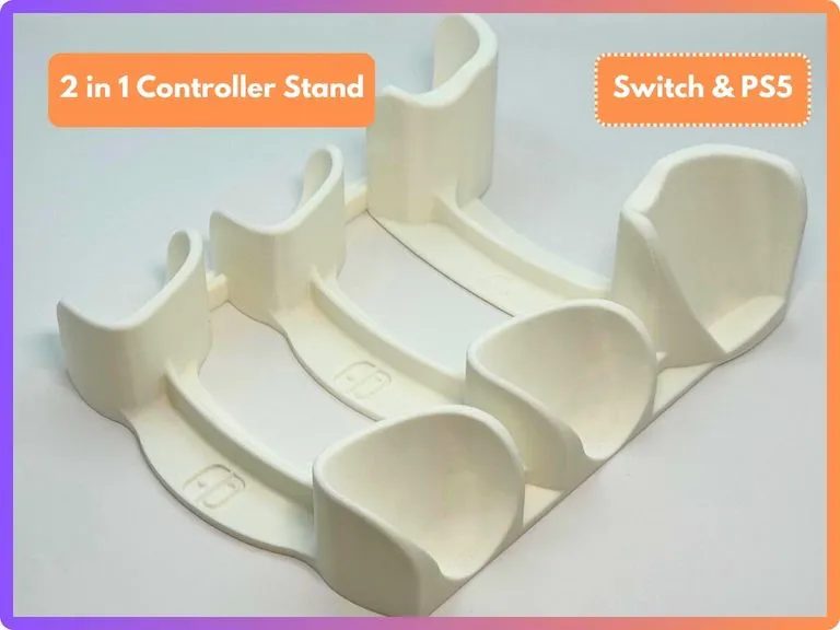 2-in-1 Nintendo Switch Pro & PS5 Controller Stand