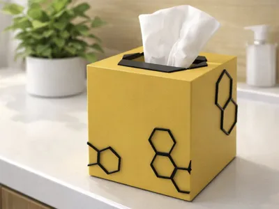 Honeycomb Tissue Box Cover