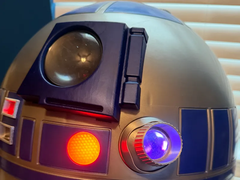 Home Depot R2-D2 Glass Holo Projector Replacements