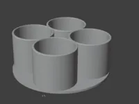 Range-canettes x4 pour coffre de voiture — photo 2