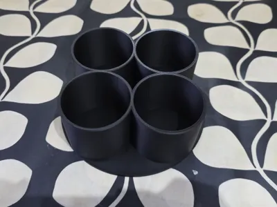 4 Cup Holder With A Base