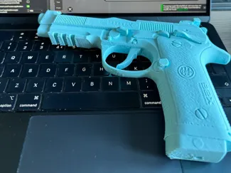 Beretta 92X 3D scan