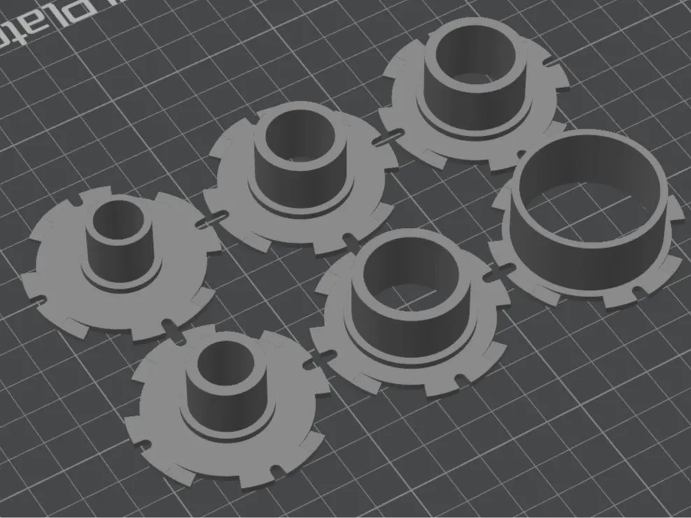 Jeu de bagues de copiage pour défonceuse Bosch