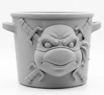 Letrero o emblema decorativo: Raphael – TMNT Paint Your Own Bucket — vista de referencia 3