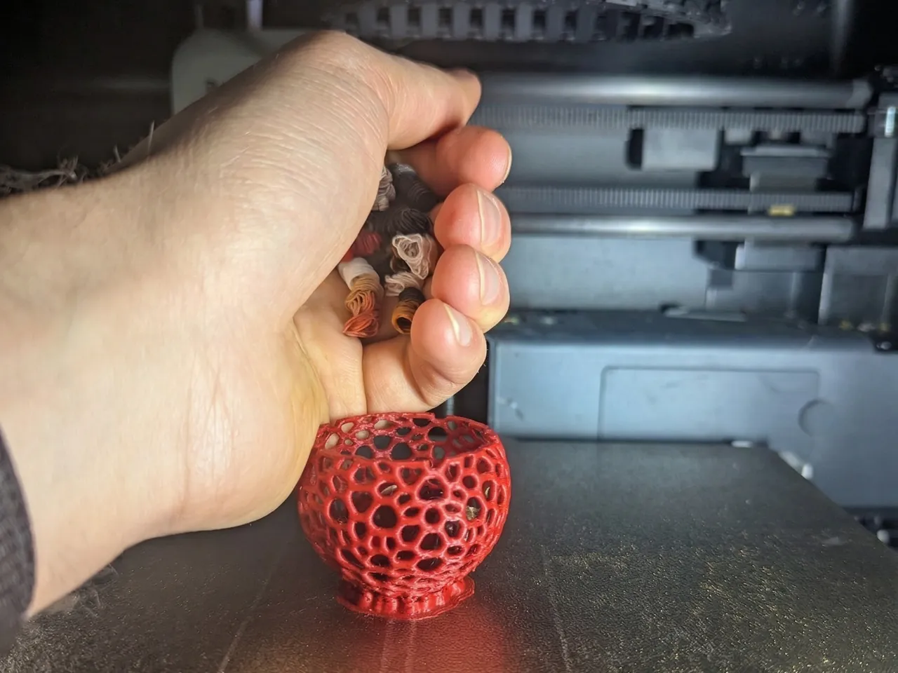 Recycled Purge Poop Cat Toy - Rattle Ball view 3