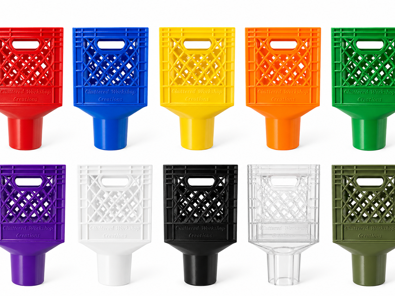 Mini Milk Crate Cup Holder
