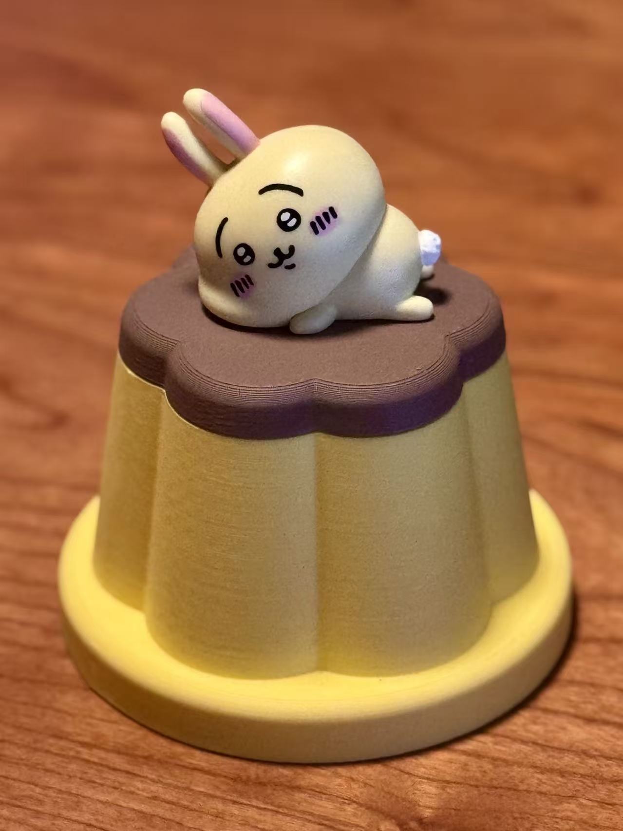 Miniatura 2 do modelo 3D 「甜品」焦糖布丁收纳盒与笔筒