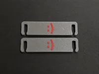 2x Smile :) Shoe Charm Pair With AMS