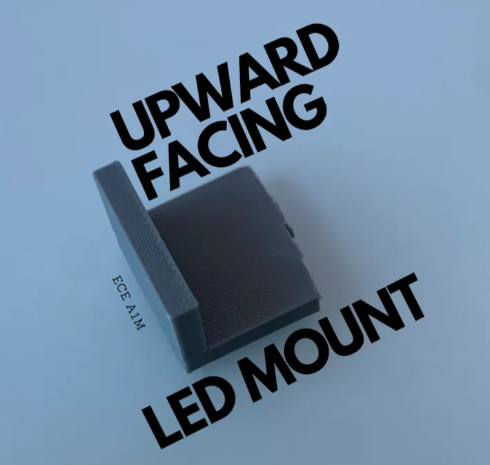 Upward Facing LED Mount for Diffusion
