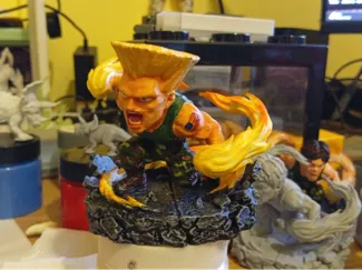 Street Fighter Guile Chibi - Sonic Boom