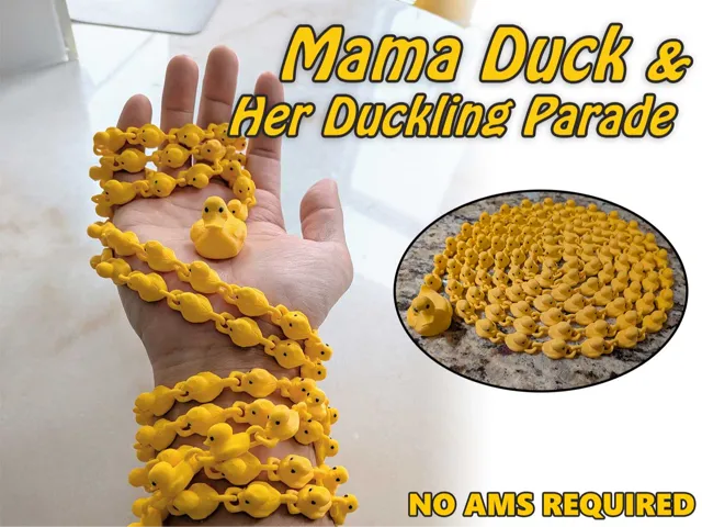 Mama Duck & Her Duckling Parade