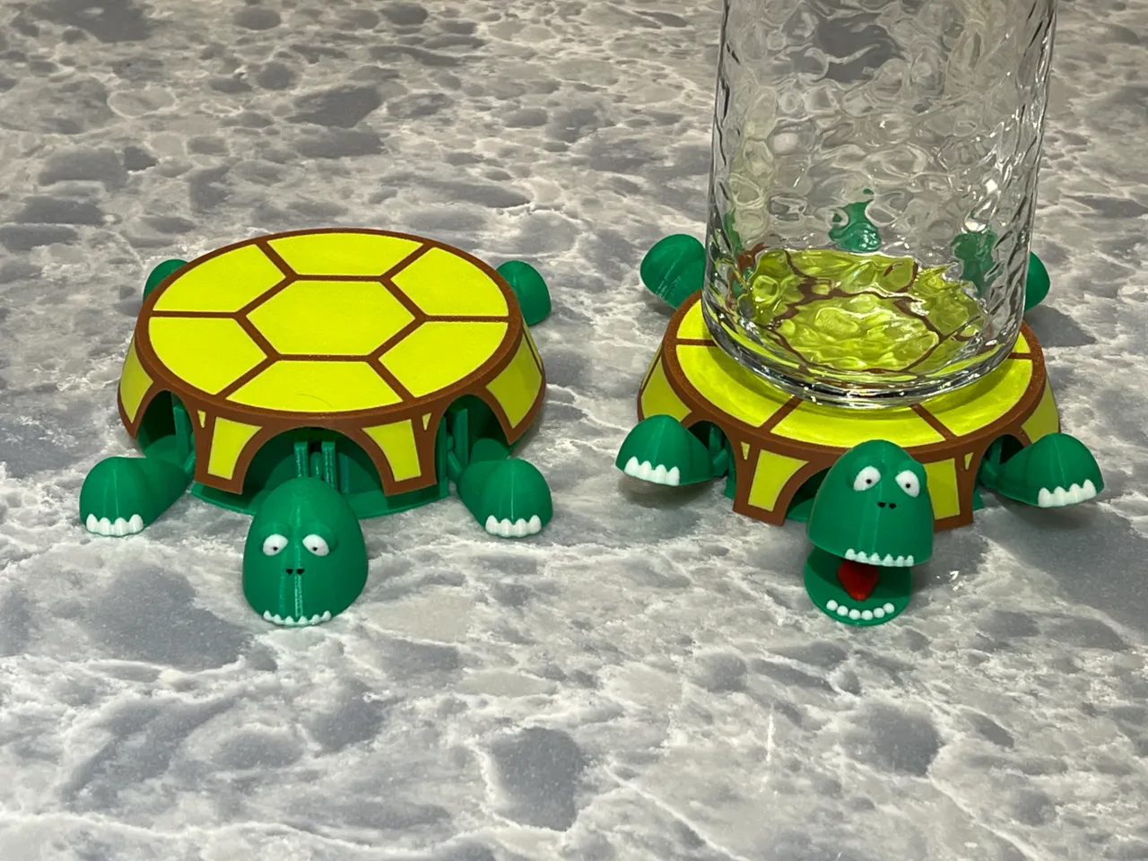 Animated, Articulated Turtle Coaster Fidget view 2